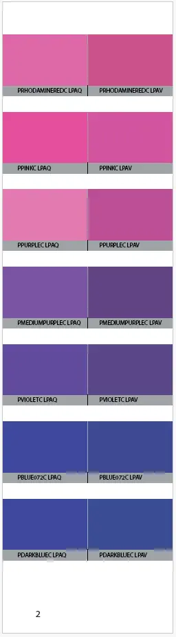 Color Swatch Generator Example Page
