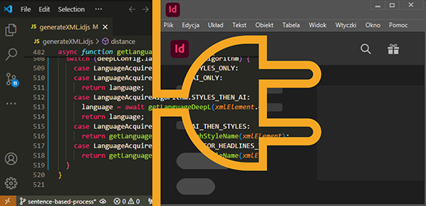 Plugin or script code plugged into InDesign